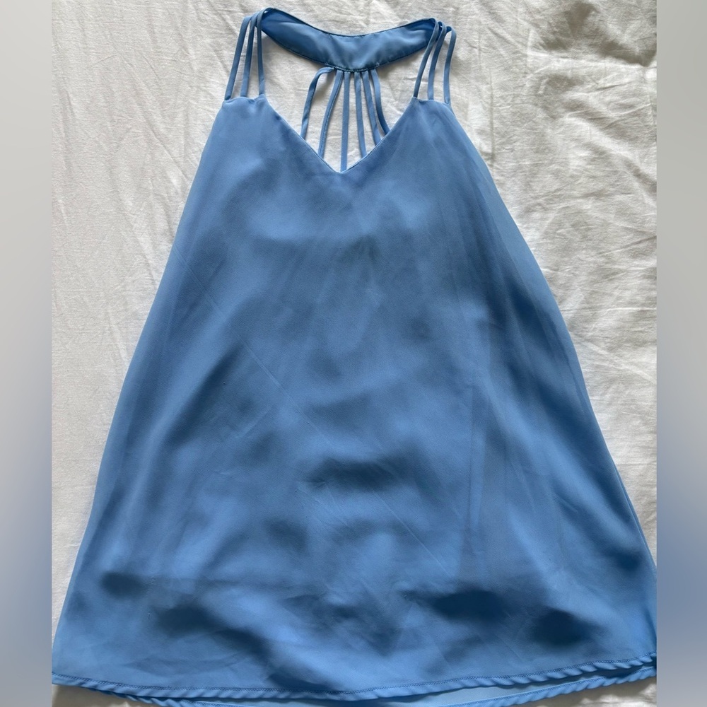 Baby blue top
